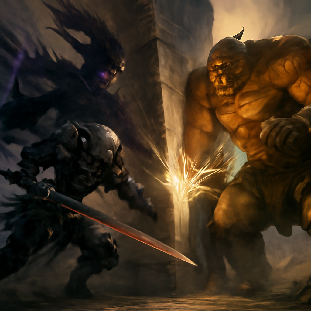 FFXIV Solo Mount Farming Guide for Patch 7.55 - Dark Knight and shadow destroy Titan's prison together