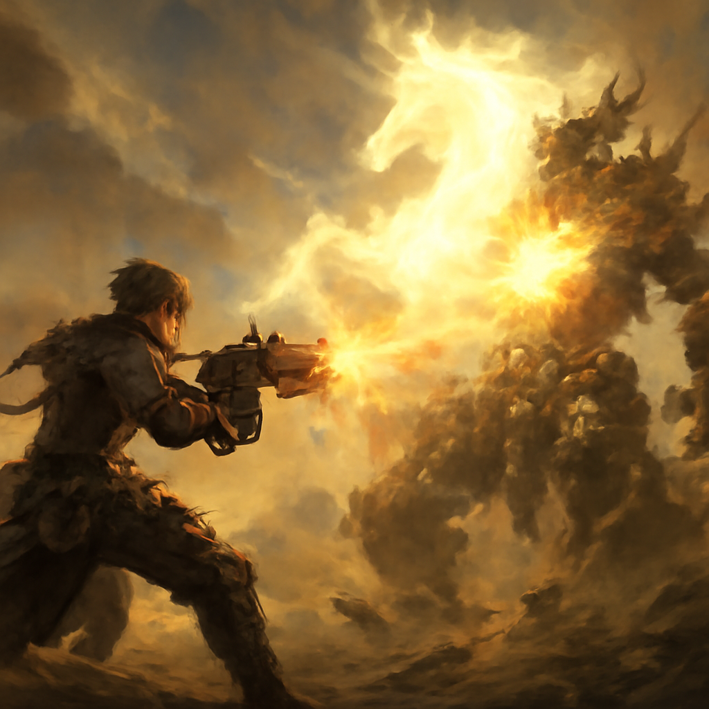 FFXIV Solo Mount Farming Guide for Patch 7.55 - Machinist bursts down a primal for a swift mount farm