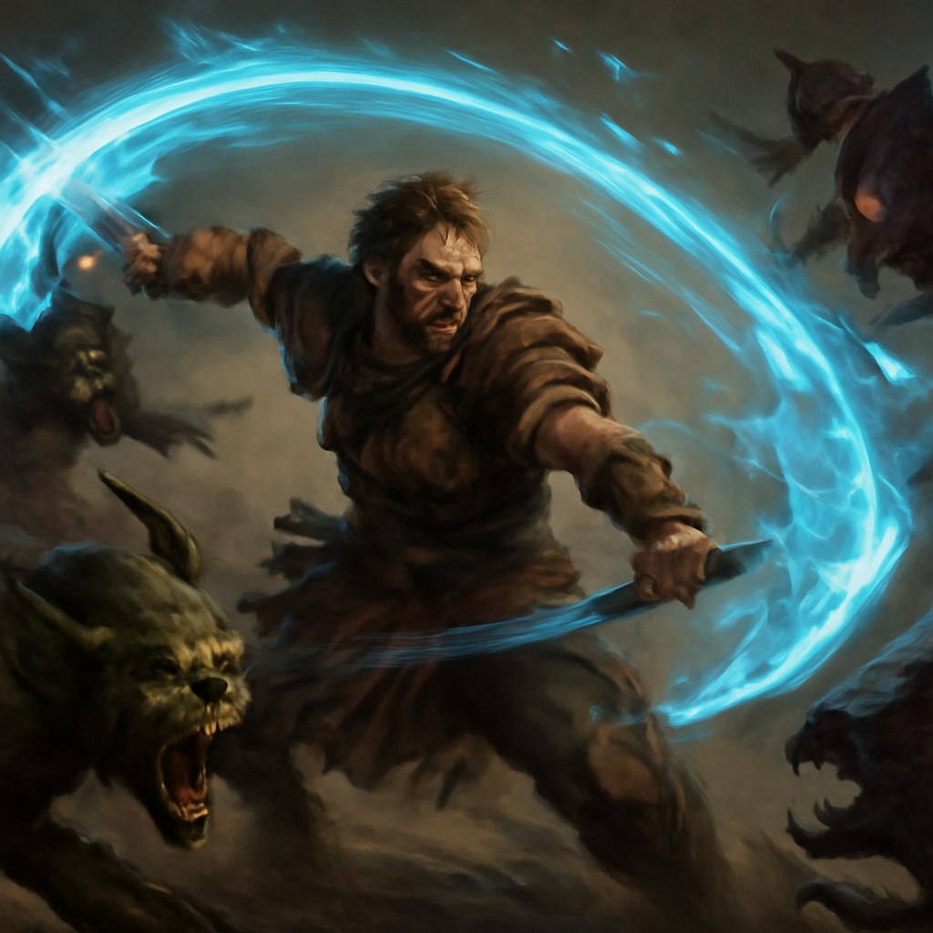 RS3 Melee Gear Progression Guide: Best Armor and Weapons by Level - Crystal halberd fighter sweeps through multiple enemies