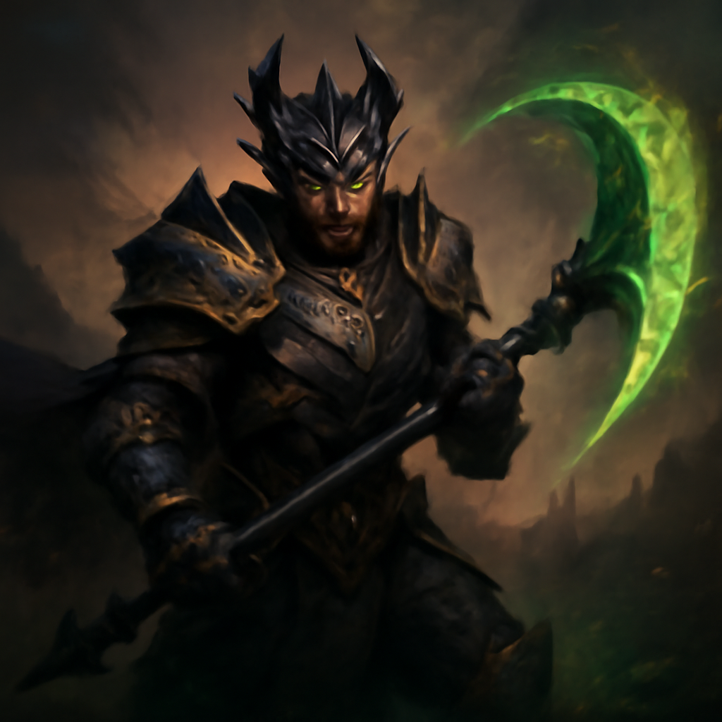 RS3 Melee Gear Progression Guide: Best Armor and Weapons by Level - Noxious scythe wielder prepares for endgame melee combat
