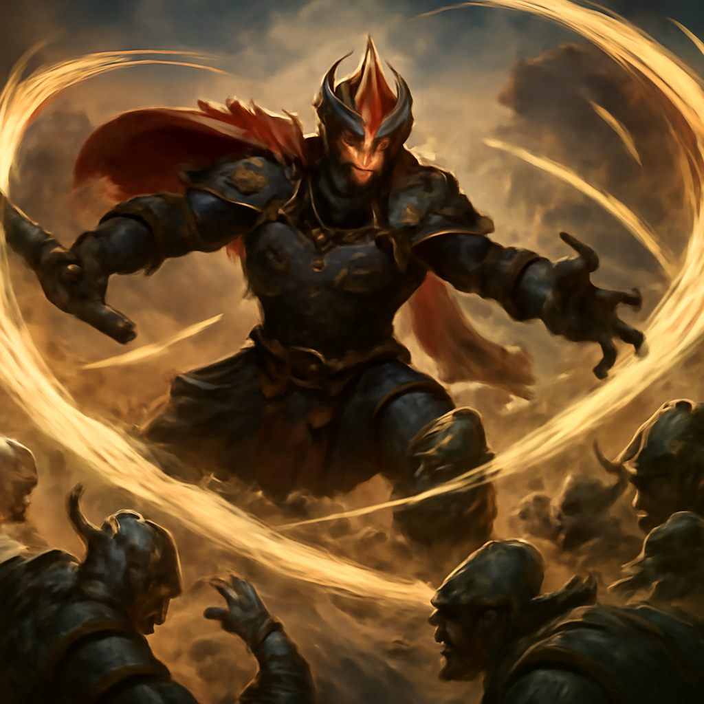 RS3 Melee DPS Guide: Abilities, Bloodlust, Specs, and Berserk Rotations - Zuk-caped warrior spins through clustered enemies