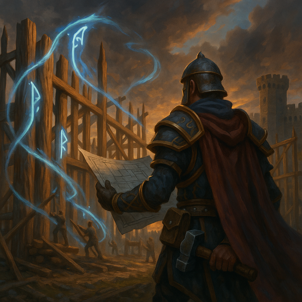 15 Essential RS3 Skilling Unlocks That Boost XP, AFK Time, and Profit - Builder raises Fort Forinthry walls with rune-charged construction tools