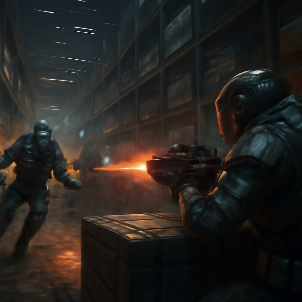 Star Citizen Bunker Missions in 4.8: What Changed, What Still Breaks, and How to Run Them Efficiently - Storehouse enemies rush the player during a close fight