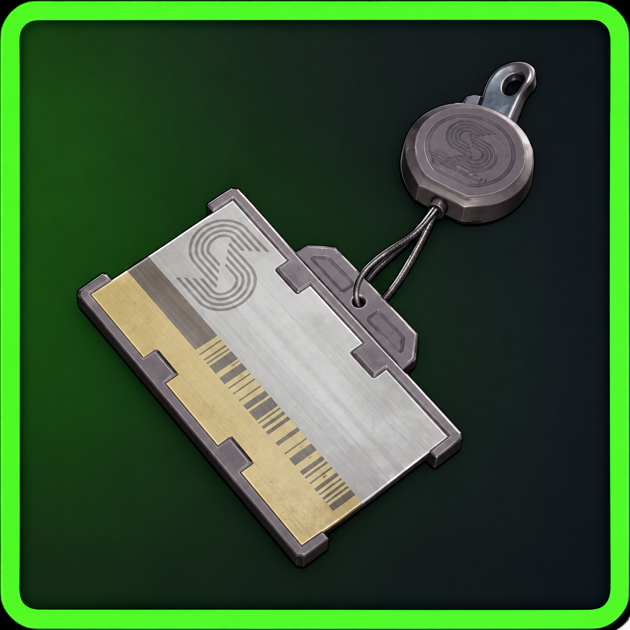 Riven Tides Classified Records Keycard