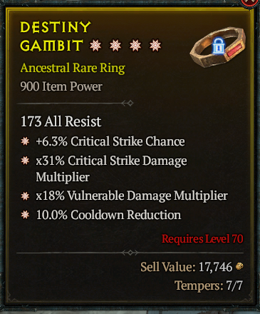 Destiny gambit
