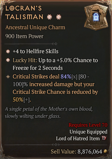 Locran's Talisman