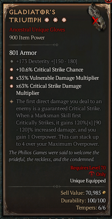 Gladiator's Triumph