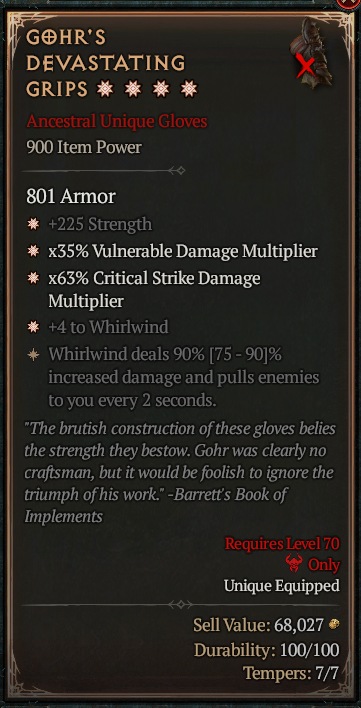 Gohr's Devastating Grips