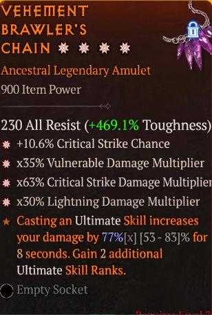 Vehement Brawler's Chain