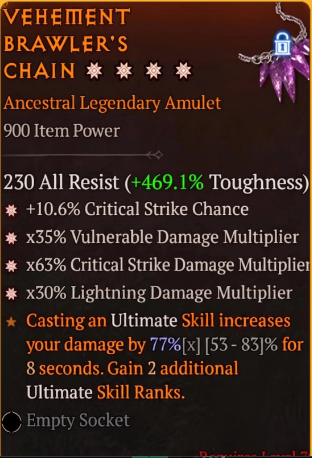 Vehement Brawler's Chain